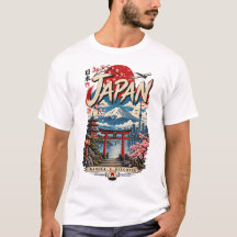 Japan Reise T-Shirt | Mount Fuji Vintage Japanisch