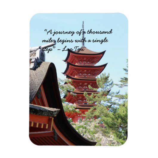 Japan Reisefotografie Magnet (Vertikal)