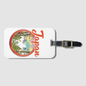 Japan Reiselogo Gepäckanhänger (Vorderseite (Horizontal))