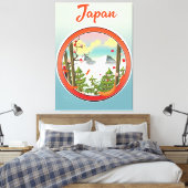 Japan Reiselogo Leinwanddruck (Insitu (Schlafzimmer))