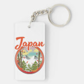Japan Reiselogo Schlüsselanhänger (Rückseite)