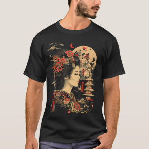 Japan Reisen Japanisch Art Geisha Osaka Tokio Japa T-Shirt
