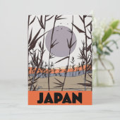 Japan Reiseplakat Einladung (Stehend Vorderseite)