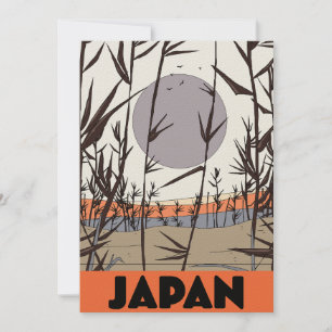 Japan Reiseplakat Einladung