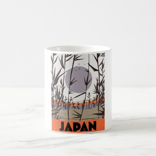Japan Reiseplakat Kaffeetasse (Mittel)