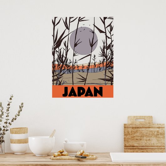 Japan Reiseplakat Poster (Küche)