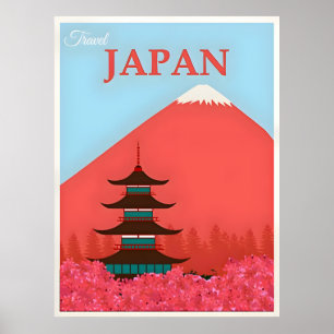Japan Reiseplakat Poster
