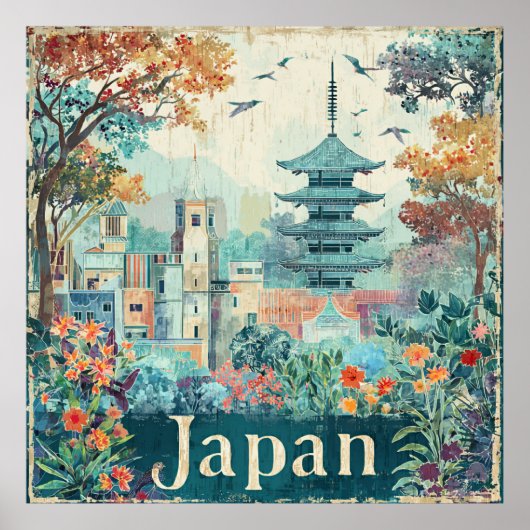 Japan-Reiseplakat Poster (Vorne)