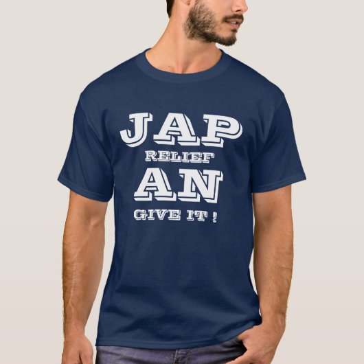 JAPAN RELIEF GIBT ES! T-Shirt (Vorderseite)