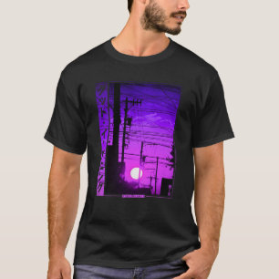 Japan Retro Vibes Vaporwave in Retro Lofi Tokio T-Shirt