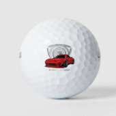 Japan Rotary Mazda RX7 BRAAP Golfball (Vorderseite)