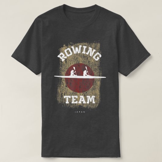 Japan Rowing Team Oarswoman Rower Girl Rowing T-Sh T-Shirt (Design vorne)