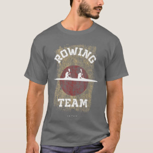Japan Rowing Team Oarswoman Rower Girl Rowing T-Shirt