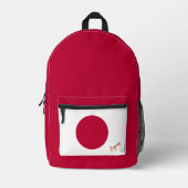 Japan, Rucksack, japanische Flagge, Emblem /custom Bedruckter Rucksack (Vorderseite)