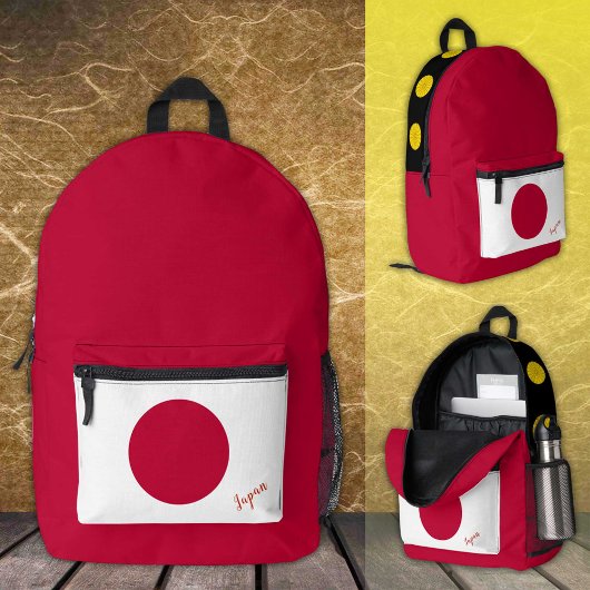 Japan, Rucksack, japanische Flagge, Emblem /custom Bedruckter Rucksack