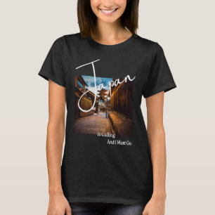 Japan ruft an, und ich muss das Kyoto-Tempel-Foto T-Shirt