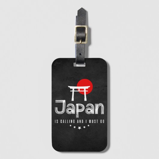 Japan ruft an und ich muss gehen gepäckanhänger (Vorderseite Vertikal)