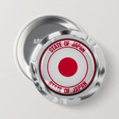 Japan-Runde Button (Vorne & Hinten)