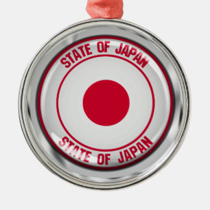 Japan-Runde Ornament Aus Metall