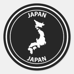 Japan Runder Aufkleber