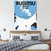 Japan Rusutsu Skiausdruck Leinwanddruck (Insitu (Schlafzimmer))