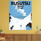 Japan Rusutsu Skiausdruck Leinwanddruck (Insitu (Wohnzimmer))