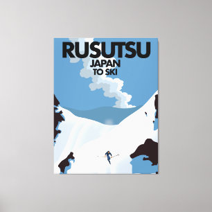 Japan Rusutsu Skidruck  Leinwanddruck