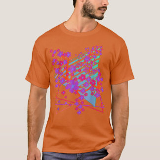 Japan Sakura Blume Vaporwave 80er Retro Art Cherry T-Shirt