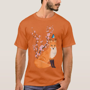 Japan Sakura Cherry Blossom for Kitsune Japanisch T-Shirt