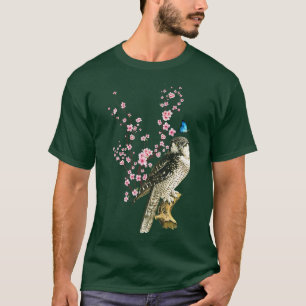 Japan Sakura Cherry Blossom Owl Bird Japanisch T-Shirt