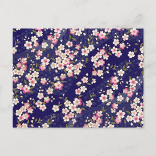 Japan, Sakura, Kimono, Origami, Chiyogami, Blume, Postkarte