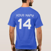 Japan Samurai Blue Football Shirt (Rückseite)