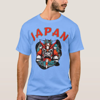 Japan Samurai Mask Graphic (2) T-Shirt