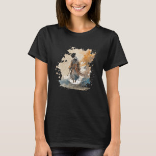 Japan Samurai Retro Vintage Schwert Krieger Japani T-Shirt