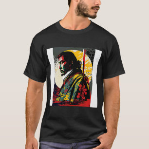 Japan Samurai Retro Vintage Schwert Krieger Japani T-Shirt