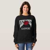 Japan Sapporo Fuji san flag Sweatshirt (Vorne ganz)