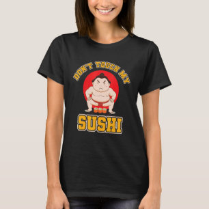 Japan Sashimi Sushi Essstäbchen Sushibar Temaki No T-Shirt