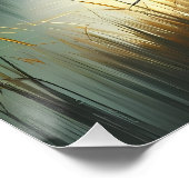 Japan See Vogel 1 - Leinwand Poster (Ecke)
