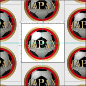 Japan Soccer Ball Stoff (Kachel)
