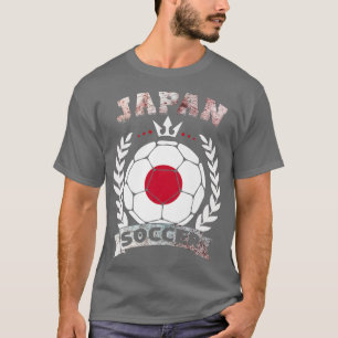 Japan Soccer Fans Jersey Japanischer Flaggenfußbal T-Shirt