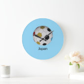 Japan Soccer Große Wanduhr (Zuhause)