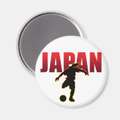 JAPAN SOCCER MAGNET (Vorderseite/Rückseite)