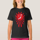 Japan Sonne Levant Kanji T-Shirt (Vorderseite)