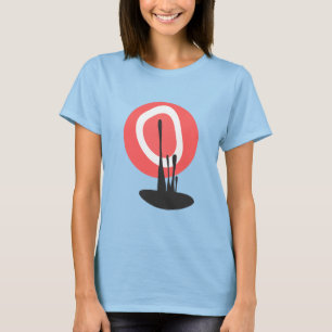 Japan-Sonnenuntergang-Vase T-Shirt