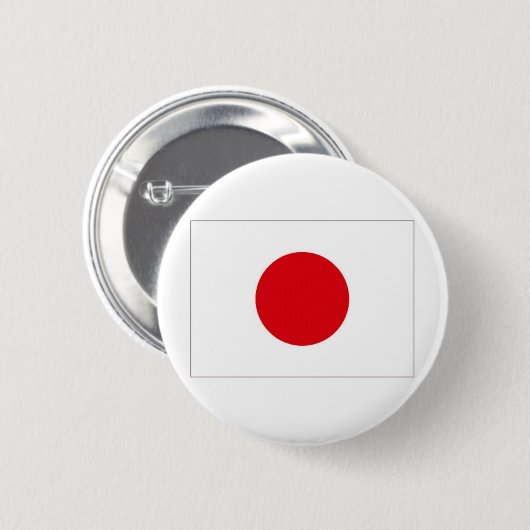 Japan-Staatsflagge Button (Vorne & Hinten)