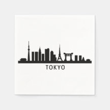 Japan Stadtlandschaft Reise | Tokio Skyline Silhou