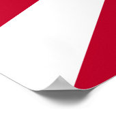 Japan steigende Sonnenflagge Poster (Ecke)