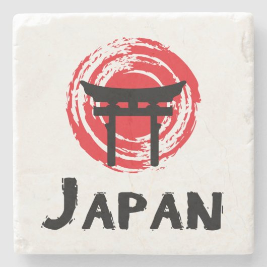 Japan Steinuntersetzer (Vorderseite)