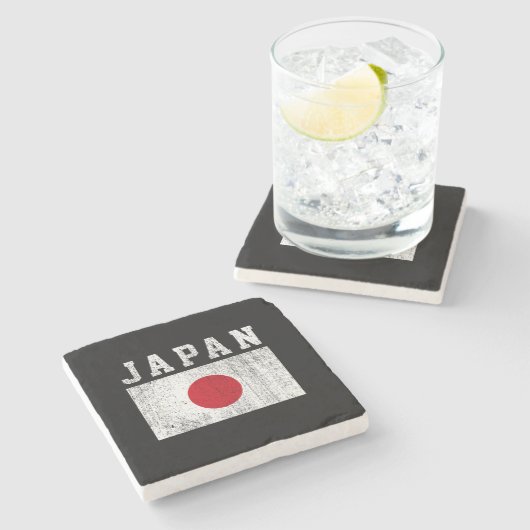 Japan Steinuntersetzer (Seitenansicht)