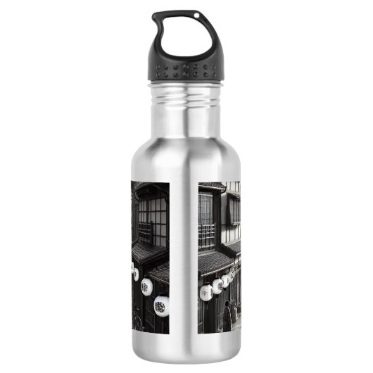 Japan Stil der 90er Jahre Edelstahlflasche (Rückseite)